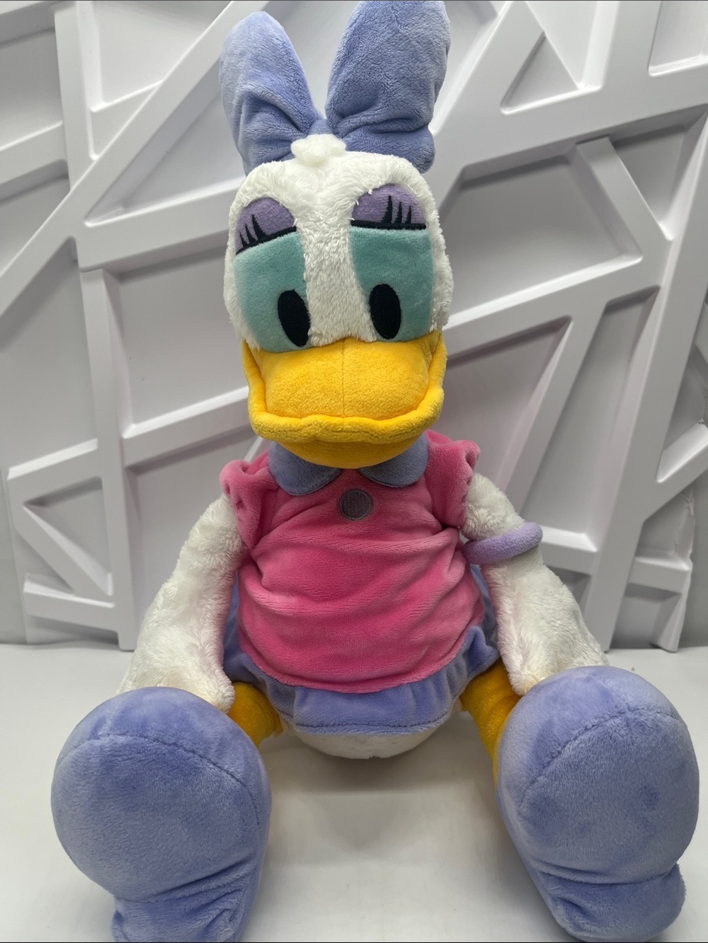 Disney Daisy Duck Plush - Pink, Lavender & Yellow